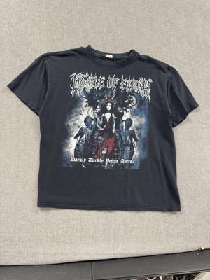 Vintage Cradle Of Filth Darkly Darkly Venus Aversa Mens XL Black Unisex T-Shirt