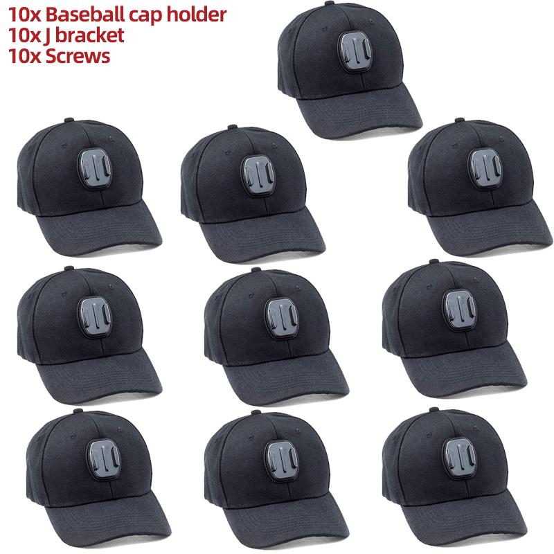 Baseball Hat Quick Release Buckle Mount for GoPro Hero 13 12 11 10 9 8 7 Insta360 SJCAM AKASO DJI OSMO Action Camera Accessories