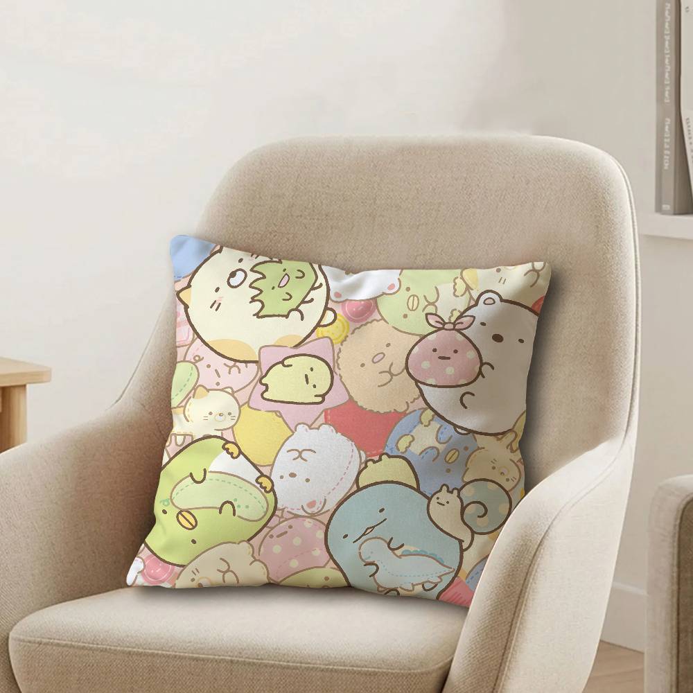Anime SSumikko GGurashi Cm Cushion Cover Pillow Cover Decor Pillowcase Home Pillowcase for Couch Pillow