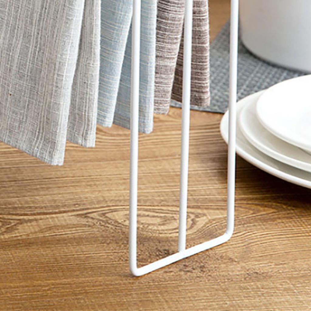 Kitchen Countertop Dishcloth Drying Rack Iron Dishcloth Towel Holder Free Standing Dish Rag Storage Hanger