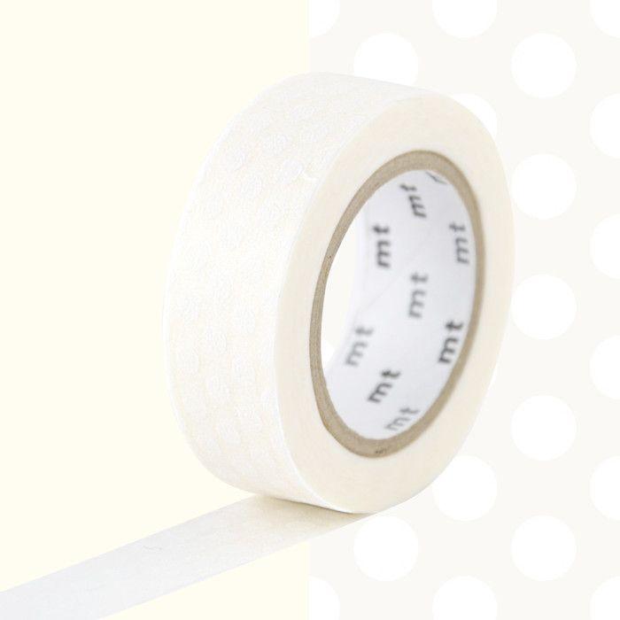 Masking Tape MT Pois Blanc - Dot White