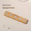 Minimalist Wooden Nail Art Practice Base & Wearable Metal Finger Holder