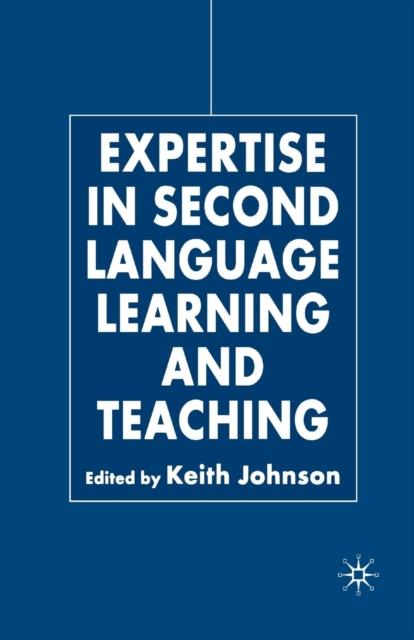 The Expertise In Second Language Learning and Teaching Book