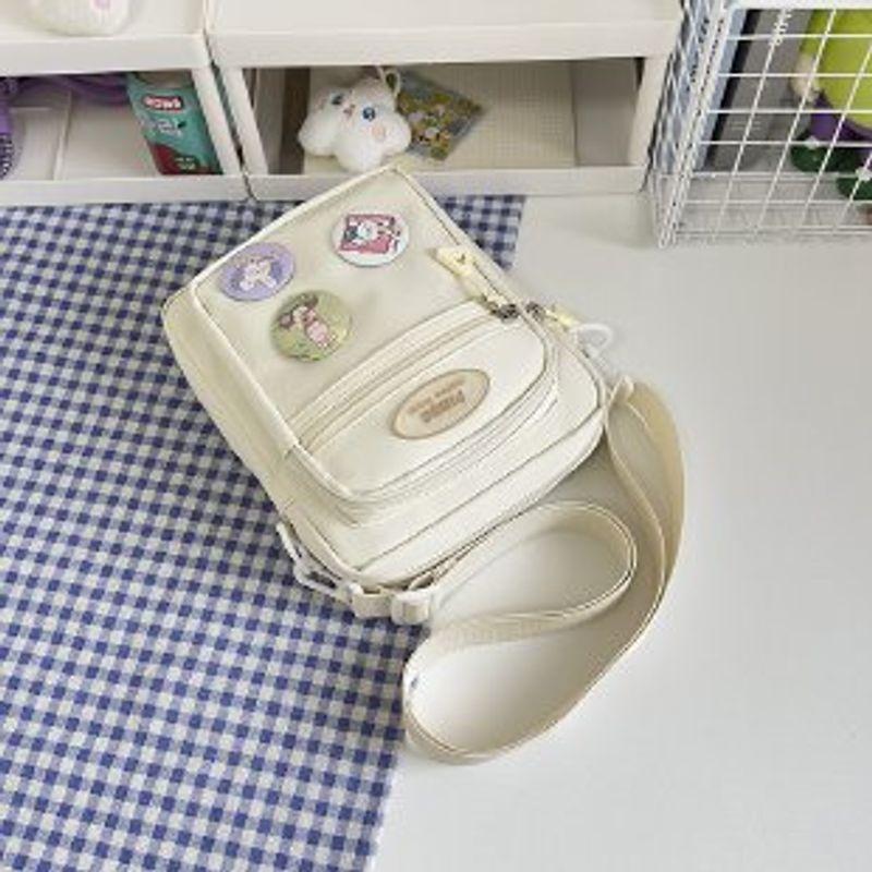 

Children s Satchel Girl Cute Spring Outing Bag 2024 New Arrival Elementary School Girl Western Style Backpack Crossbody Small Bag for Women 2501 White