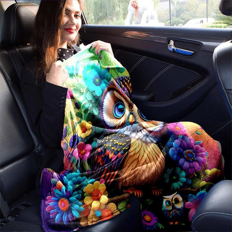 1pc Eagle Printing Lightweight Flannel Blanket, Comfortable and Warm Blanket, for Camping Sofa Bed and Couch Office, In All Seasons