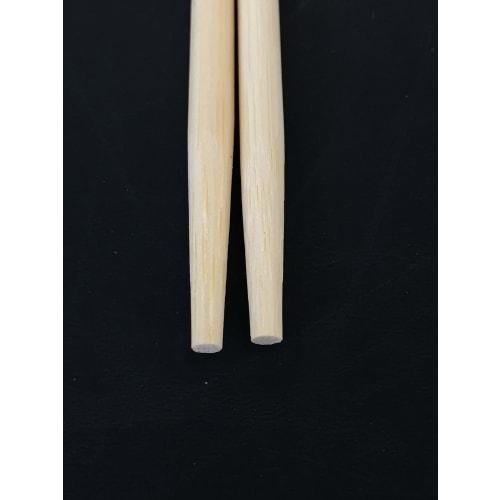 Yamato Bussan Disposable Chopsticks, Natural, 20cm, Round Bamboo, Individually Wrapped, Pack of 20