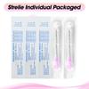 100pcs/Box Sterile Pointed Syringe Needles 1inch 1.5inch 18G-27G Stainless Steel for Liquid Dispensing Lab Vet Pet Injection