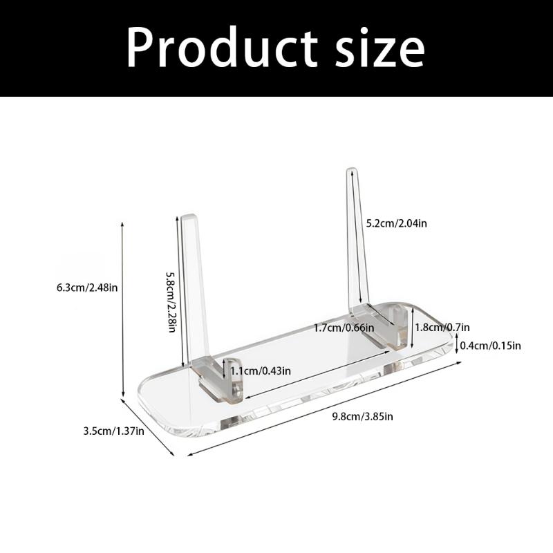 Acrylic Display Stand,Plate Stand for Display Easels Stand Display Holders for Card,Frame,Picture,Magazine,Book Phone
