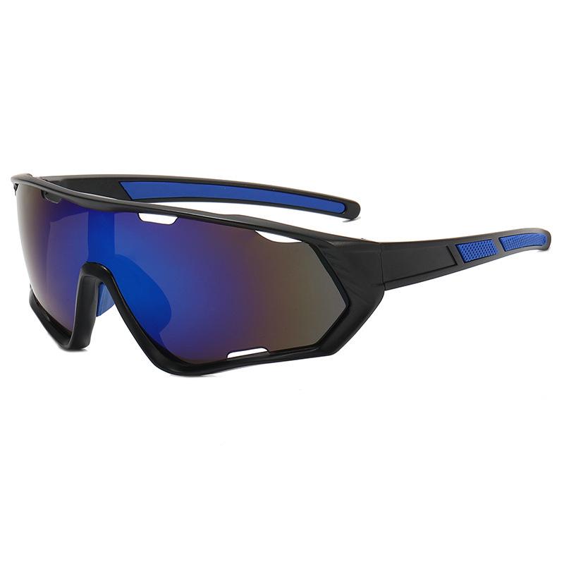 Bunte futuristische Damen-Radsportsonnenbrille für Outdoor-Sportarten