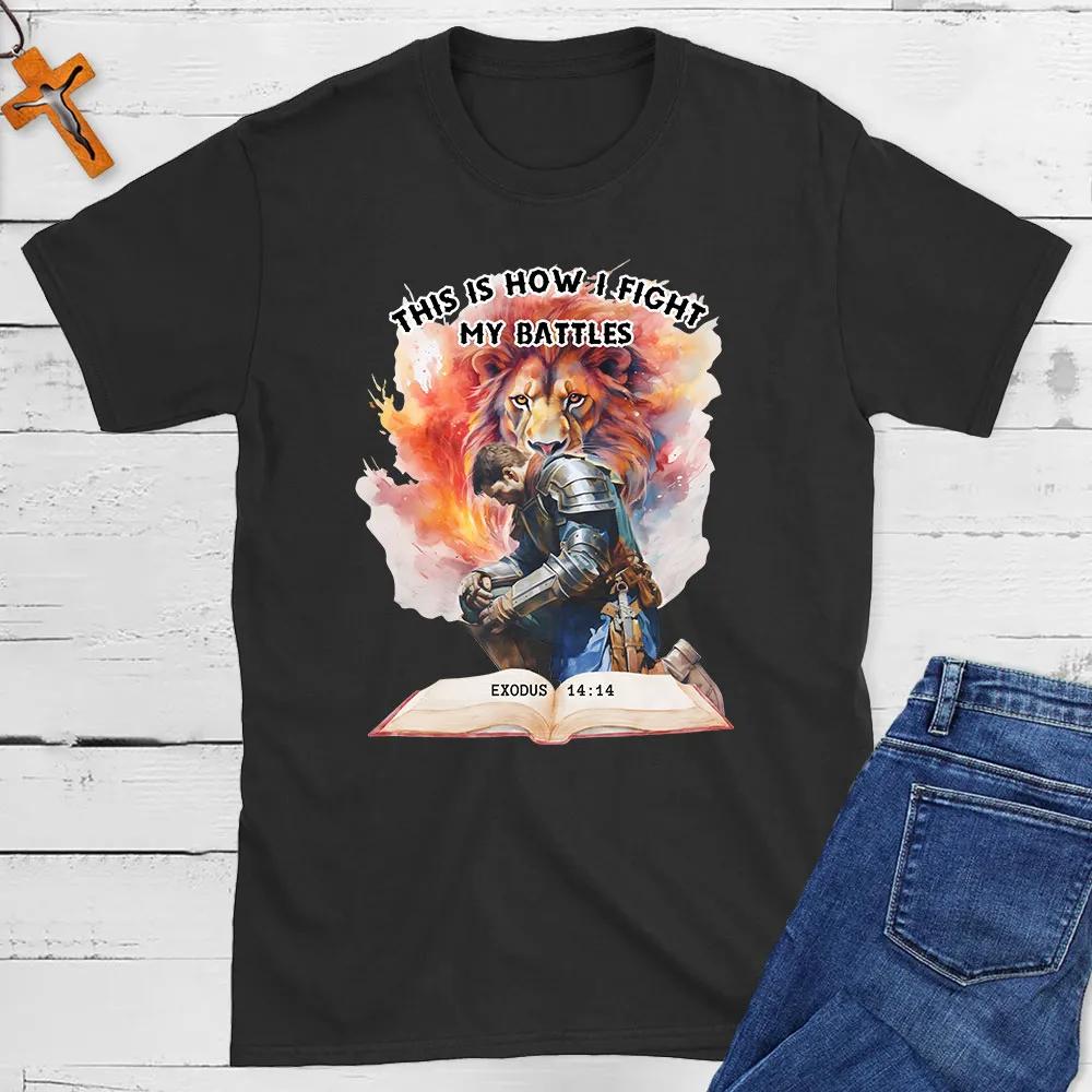 This Is How I Fight Christian TShirt Mens and Womens Short Sleeve Cotton Tees Shirt Men Clothing Summer Blouse Oversize Tops