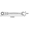 TONE Swivel Ratchet Combination 10mm Jaw Opening RMF-10 Wrench,