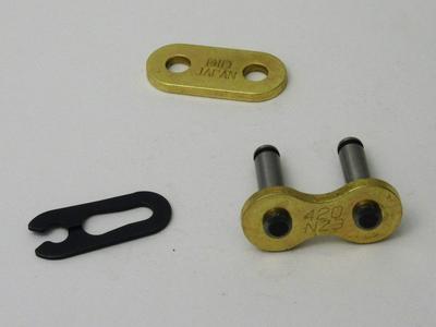 DID Motorrad-Clipgelenk 420NZ3-RJ G&G (Gold) SDH-Stiftbearbeitung für Motorräder