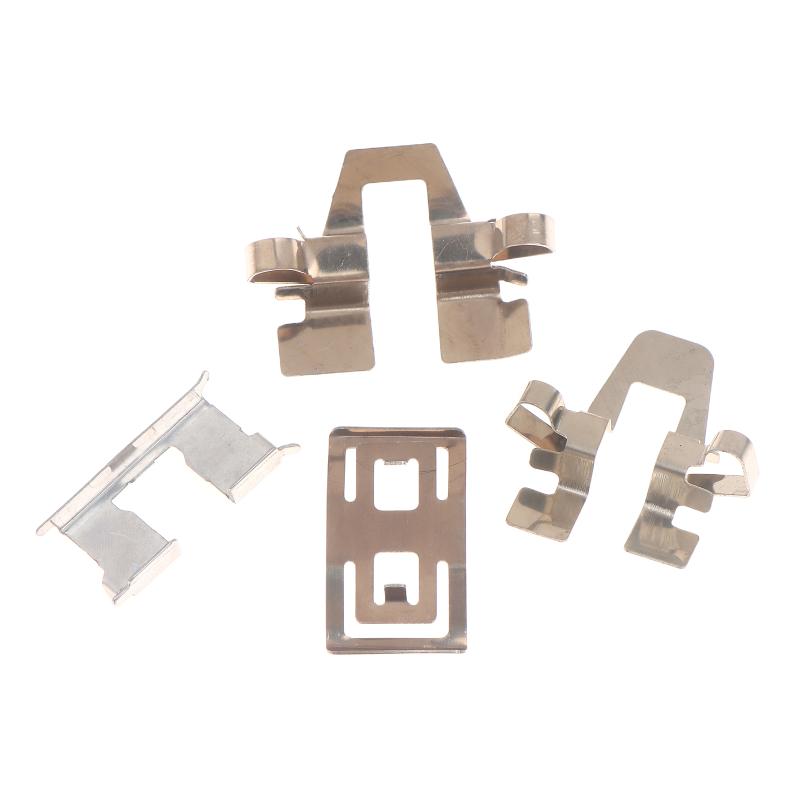 2Pcs Motorcycle Caliper Lower Pump Brake Pump Stainless Steel Spring Plate Motorcycle Caliper Brake Pads