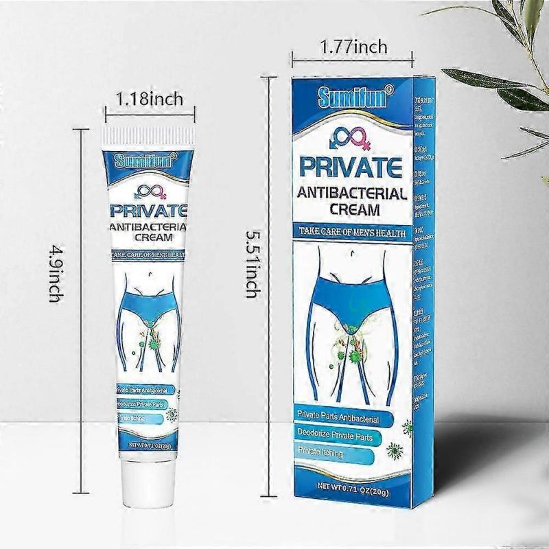 Men's Anti-itch Cream, Private Care Cream, Anti-bacterial, Anti-itch And Deodorant 20g