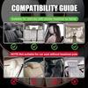 2Pcs Funny Skeptical Face Car Seat Headrest Protector Husky Headrest Covers  Vehicle Seat Accessory
