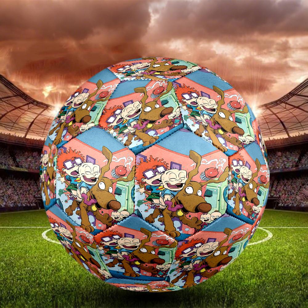 Rugrats Theme Size 5 Soccer Ball, Suitable for Both Indoor and Outdoor Matches, a Gift Suitable for Everyone.