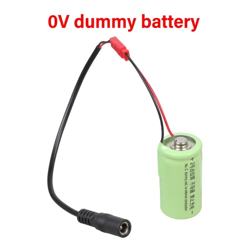LR14 C Type Dummy Battery 0V Output With 5.5x2.5mm 5.5x2.1mm Input Jacks For DIY Electronic Device Power Supply None Conductives Design