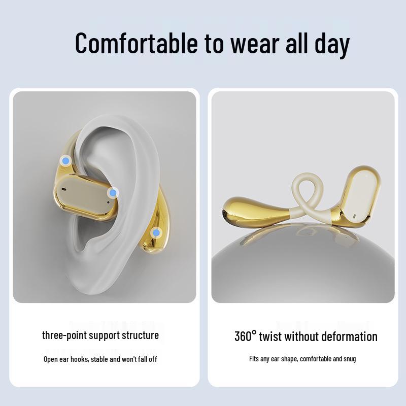 Q11 Over-Ear Bluetooth Smart Touch Headphones, Open-Ear Design, Ultra-Clear Voice Calls, Non-In-Ear.