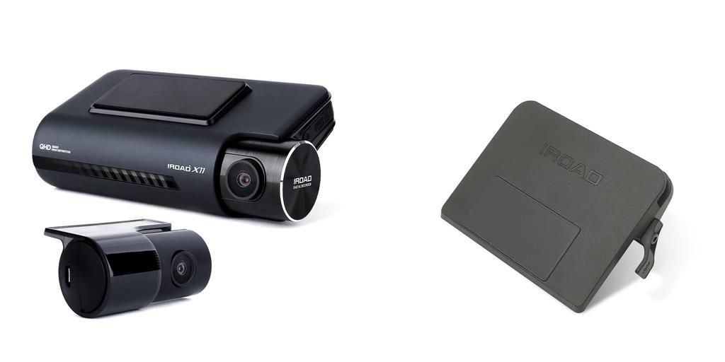 IROAD X11 Front and Rear 2 Camera Drive Recorder Front and Rear Million Images QHD Image Quality HDR Function Parking Monitoring WiFi Wireless LAN