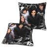 Tokio Hotel Έμβλημα 2 Τεμάχια Τετράγωνη Μαξιλαροθήκη Κάλυμμα Μαξιλαριού Διακοσμητικό Μαξιλάρι Ρίψης με Φερμουάρ Για Σπίτι Υπνοδωμάτιο
