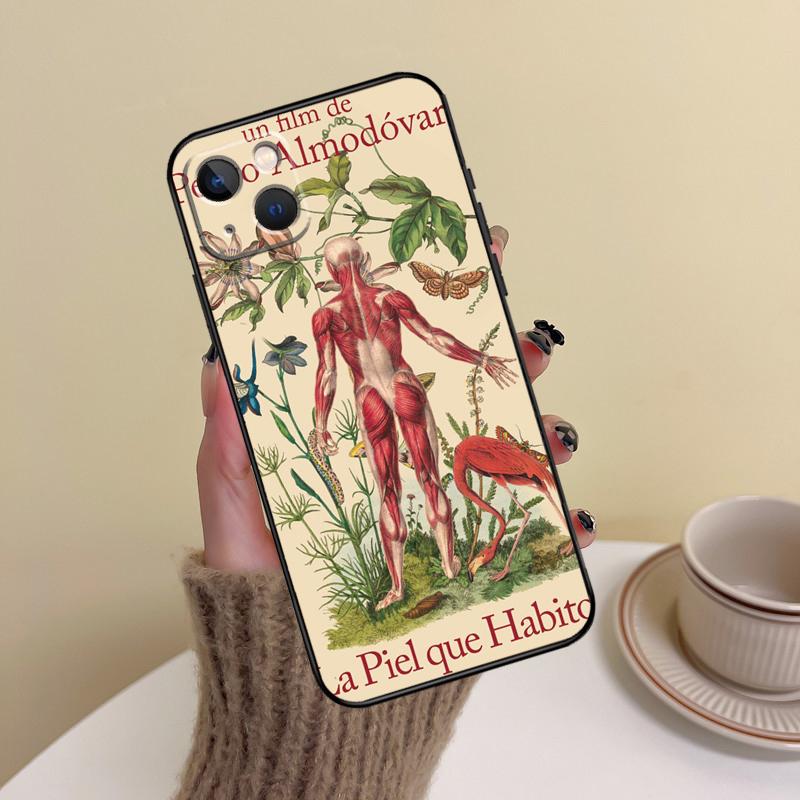 Medical Human Organs Brain Kidney Phone Case For iPhone 15 Pro Max 11 12 13 14 16 17 Pro Max mini Plus 16e 17 Air Cover Funda
