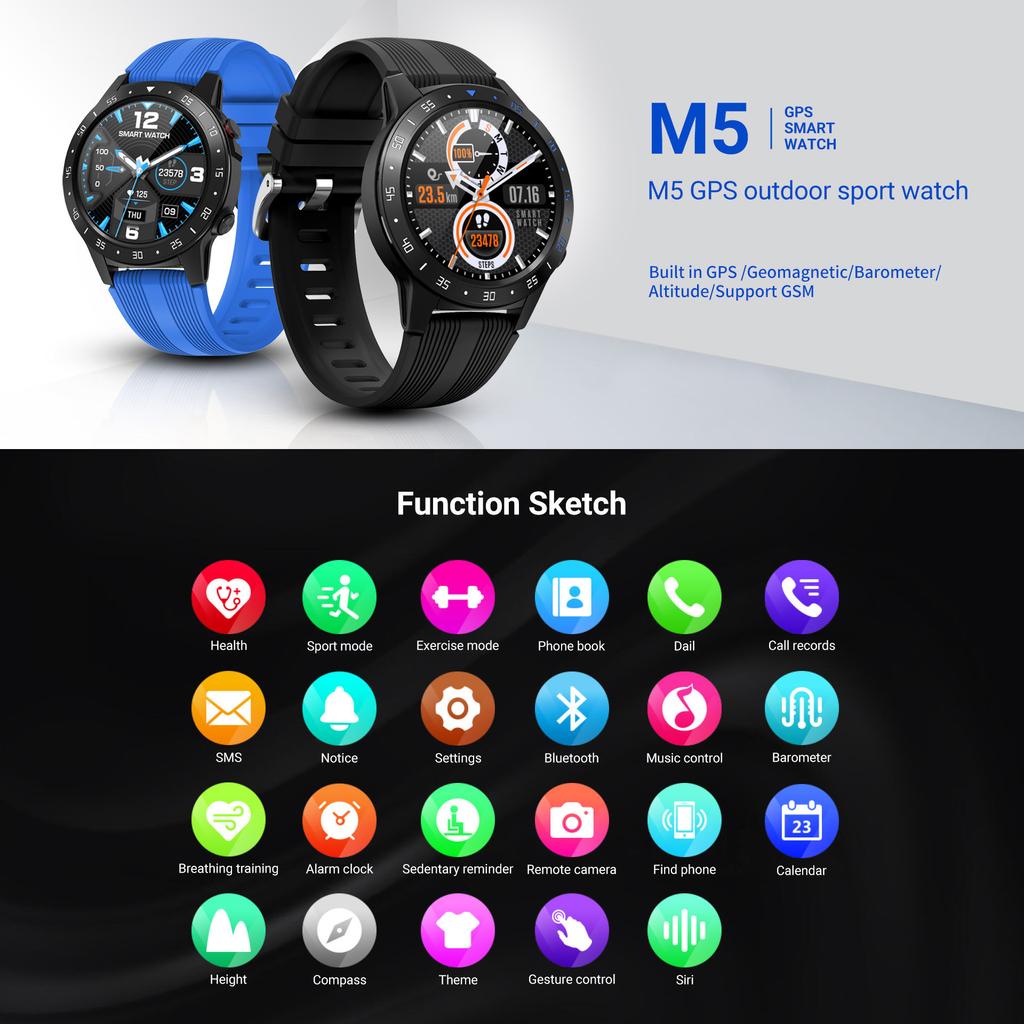 Buy GPS Smart Watch Bracelet Talk Heart Rate Blood Pressure Altitude  Outdoor Watch Sports Watch at affordable prices — free shipping, real  reviews with photos — Joom