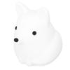 Cute Fox Night Light Silicone Tap Control USB Rechargeable Animal Nursery Night Lamp for Bedroom Dorm Decor