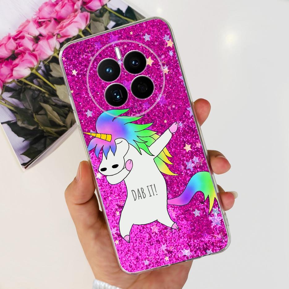 For Huawei Mate 50 Pro Case Stylish Butterfly Flowers Soft Slim Fundas Phone Case For Huawei Mate 50 Mate50 Pro Back Cover Coque