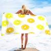 Zitronen Strandtuch Mikrofaser Ultra Weich Super Wasserabsorbierend Pool- und Badetücher Leicht Schnelltrocknend und Sandfreies Handtuch