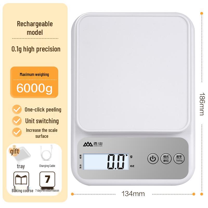 High Precision Kitchen Gram Scale for Baking