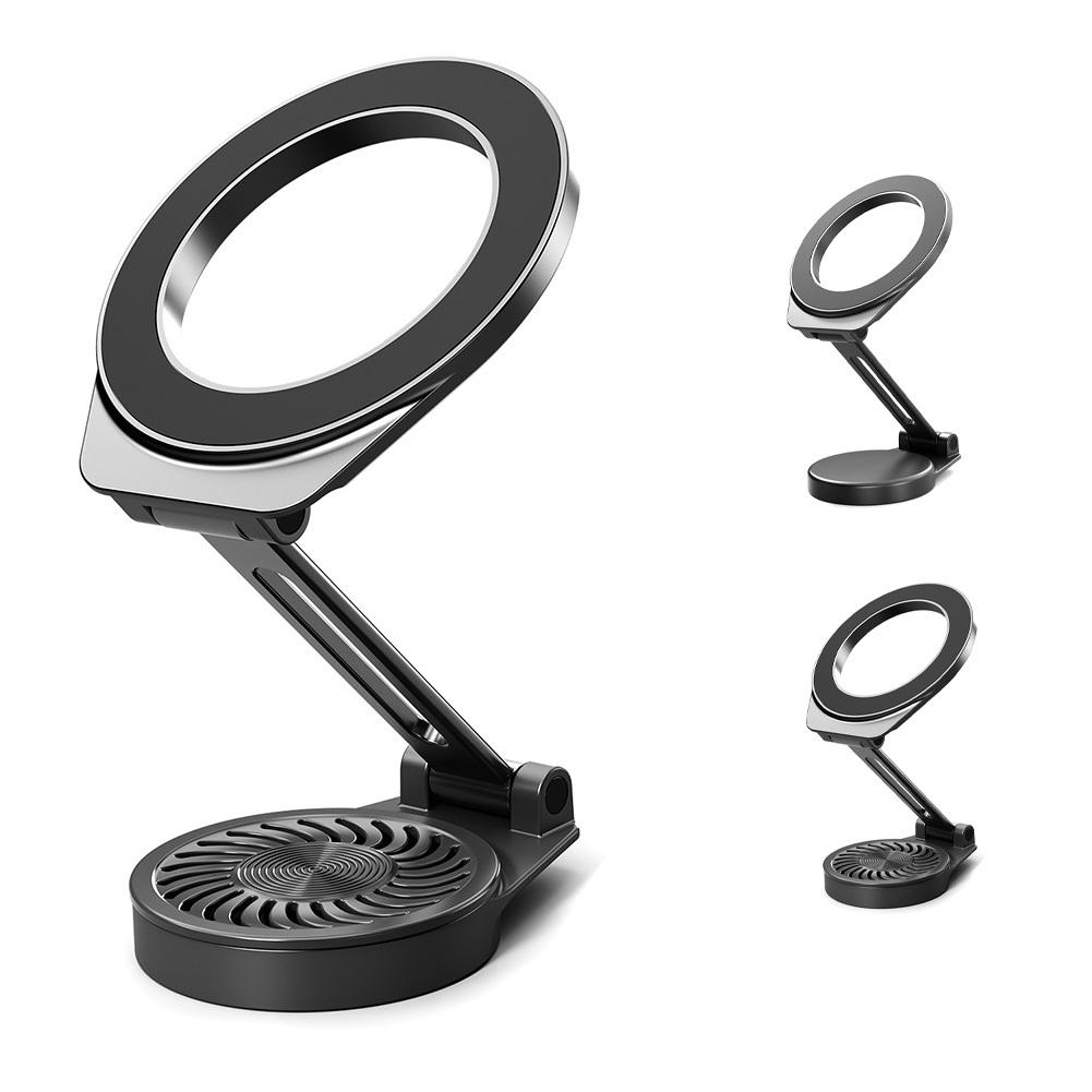 Magnetic Phone Holder For Car Dashboard Universal Rotatable Foldable Magnetic Phone Mount Car Aromatherapy Spray Base