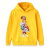 Cartoon Puppy Group Print Kids Hoodie Sweatshirt Boys Girls Casual Long Sleeve Pullover Top for Toddlers