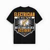Funny Electrician Art Men Women Work Electrical Engineer T-Shirt