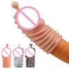 Reusable Silicone Penis Extender&Cock Ring –Delay Ejaculation, Glans Cover, Enlargement Sex Toy for Men Dick Sleeve&Penis Condom