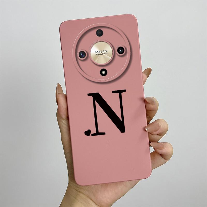 For Honor Magic5 Lite Case Magic 6 Lite Cute Couple Letters Cover Soft TPU Phone Case For Honor Magic6 Lite Magic 5 Lite Bumper