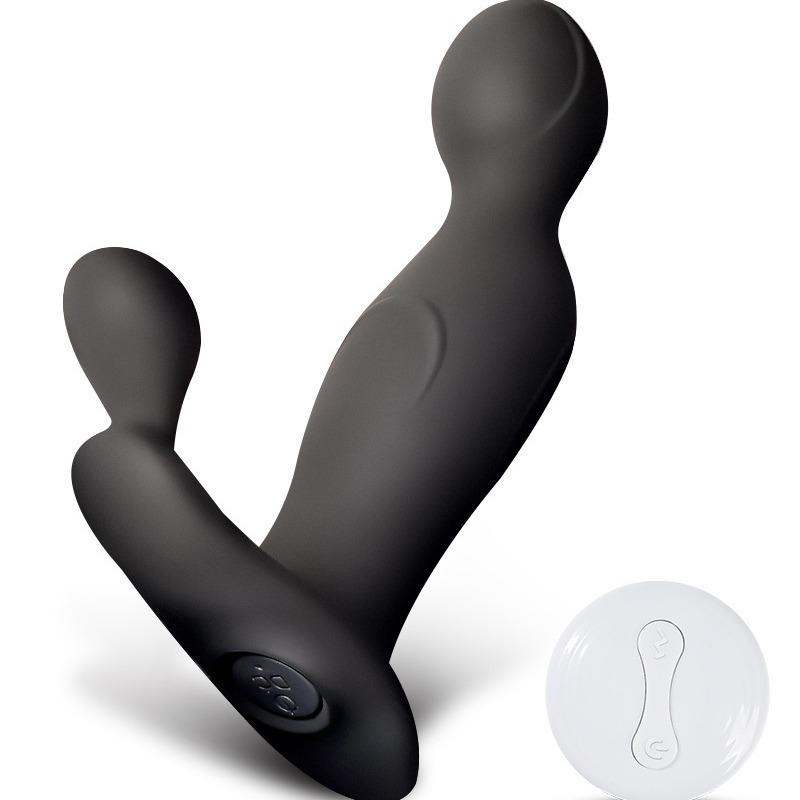 PROMISE MAN Silicone Vibrating Prostate Massager for Men - Adult Anal Plug
