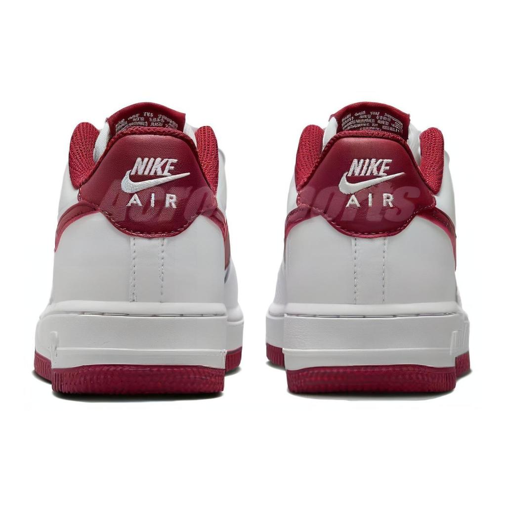 Nike Air Force 1 GS White Team Red Kids' Sneakers FV5948-105