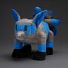 Roblox Style Blocky Animal Plush Set Cute Cat Wolf Creature Stuffed Doll Collectible