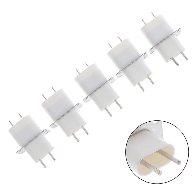 5Pcs Electronic Microwave Oven Magnetron 4 Filament Pin Sockets Converter Home