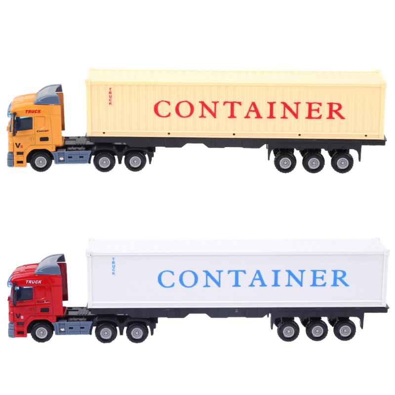1/43 Alloy Vehicle Model Simulation Container Truck Model Kids Toy