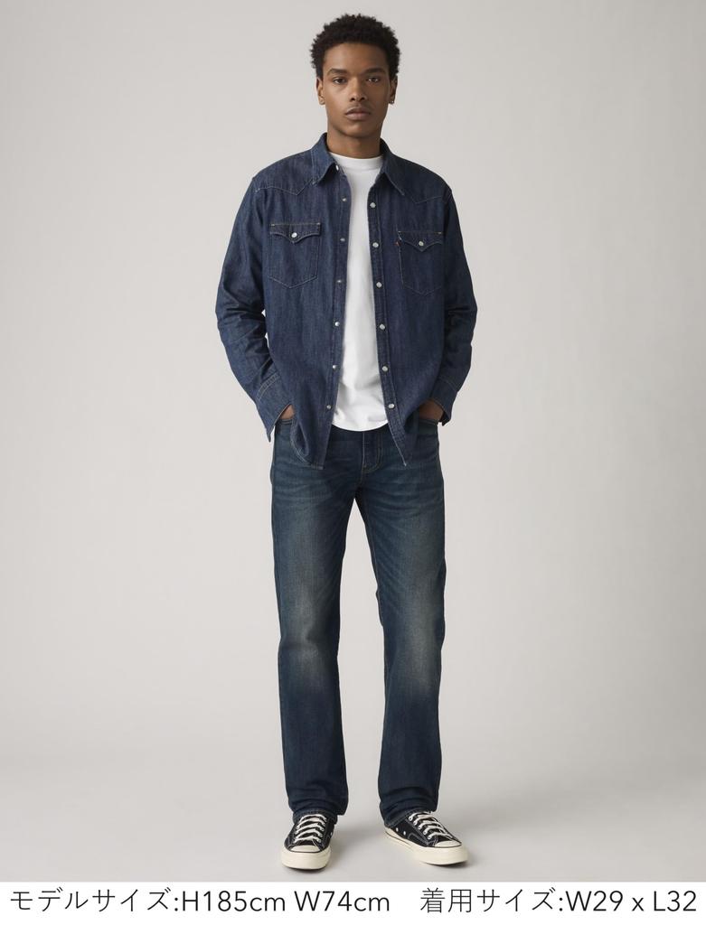 Levi's 505T Regular Straight T2 Jeans Men's 00505-1556 US W34 L32