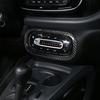 Carbon Fiber Center Console A/C Switch Trim Bezel For Smart Fortwo 453 2016-2021