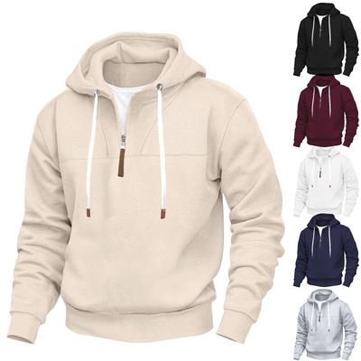 Mens Casual Fashion Loose Fit Long Sleeve Pullover Tops Workout Sport Hoodies