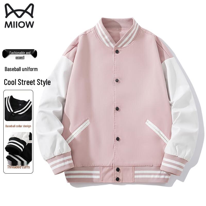 

Mao Ren Men s Versatile Spring/Autumn Baseball Jacket M