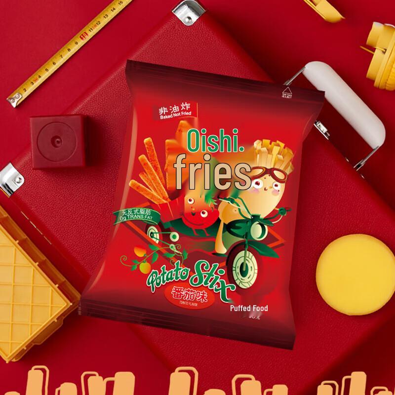 Oishi French Fries Tomato Flavor Multipack