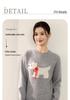 2025 Autumn/Winter 100% Pure Wool Double Ply Round Neck Jacquard Knit Sweater
