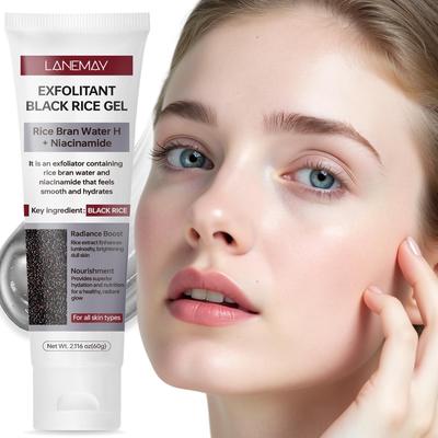Exfolitant Balck Rice Gel-Moisturize And Nourishes For A Healthy Glow-Suitable For All Skin Types, 60g