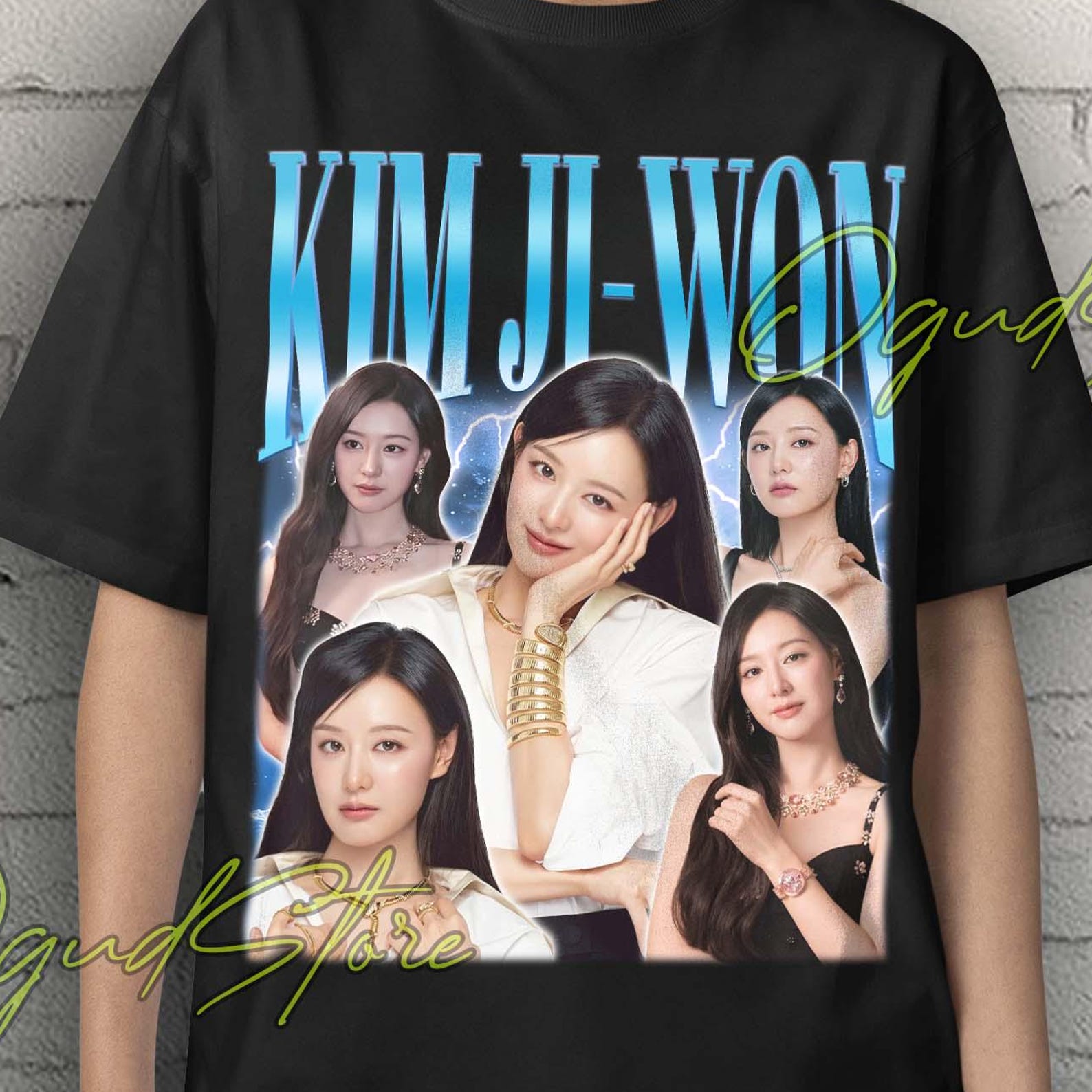 Kim Ji-won Meme T-Shirt: Funny Kdrama TV Show Tee 4XL