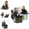 Ribose Star Shadow Master Afternoon Tea Cat Tea Can Cat Raccoon Flower Cat Model Figure