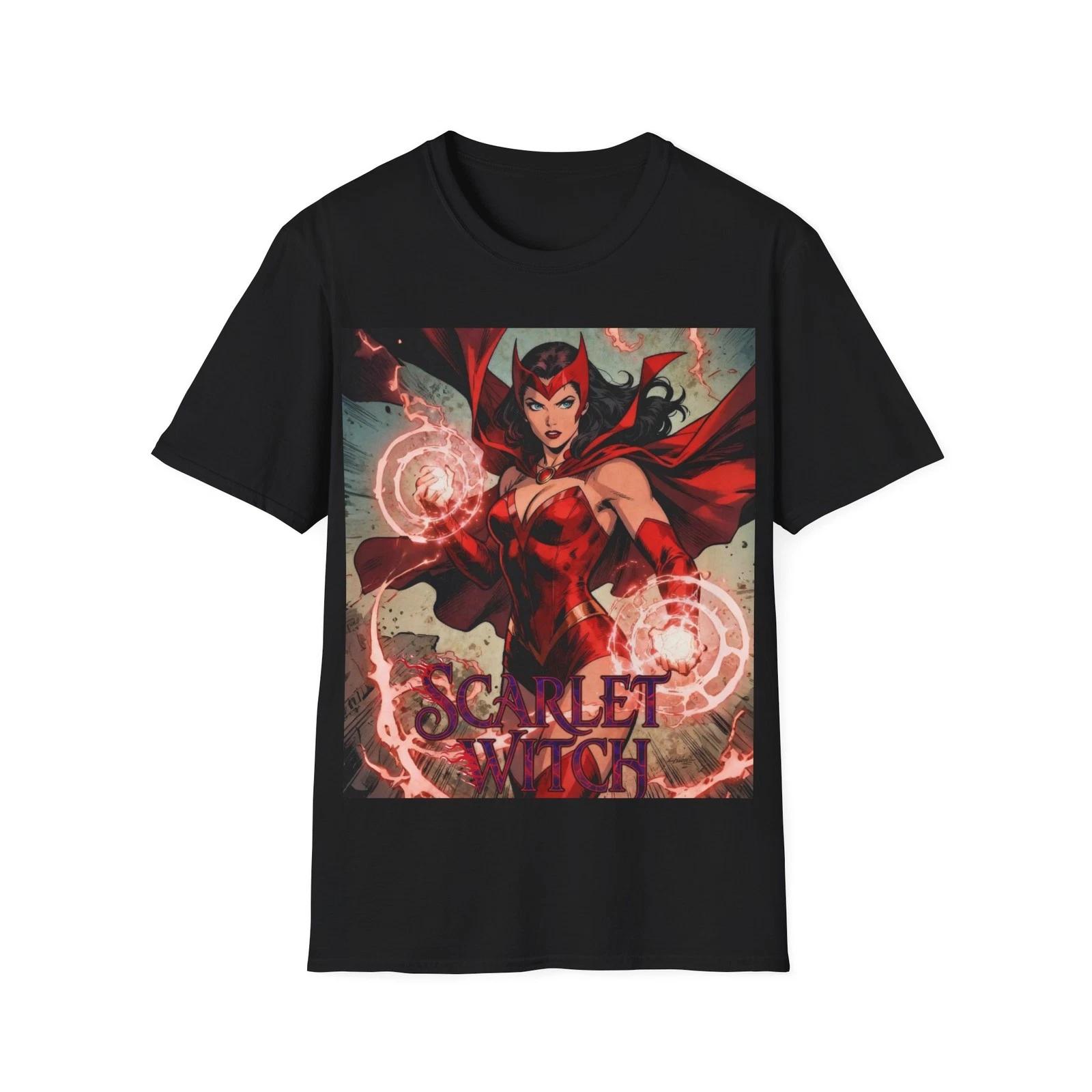 

Scarlet Witch T Shirt Marvel Comics Magic Power Tee S